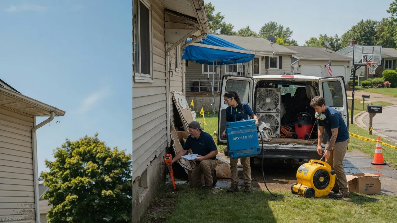 Ceiling Leak Cleanup in Groveport, OH near me